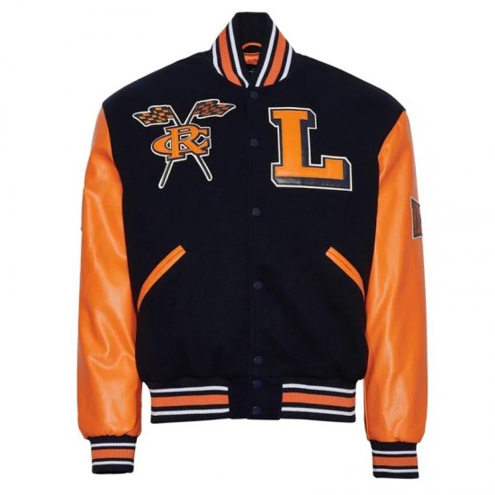 Lincoln University (PA) Black and Orange Varsity Jacket Lincoln University (PA) Black and Orange Varsity Jacket