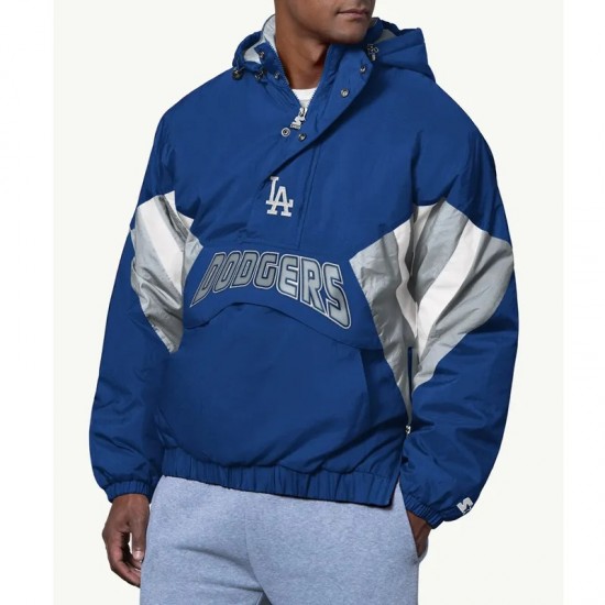 Line Up Breakaway Los Angeles Dodgers Pullover Jacket Line Up Breakaway Los Angeles Dodgers Pullover Jacket