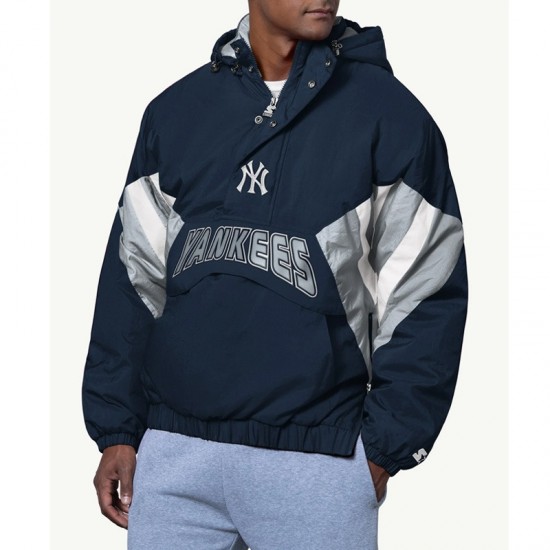 Line Up Breakaway New York Yankees Pullover Jacket Line Up Breakaway New York Yankees Pullover Jacket