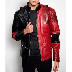Live Fast Die Clown Halloween Leather Jacket