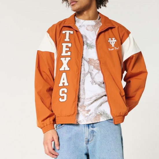 Longhorns University of Texas Windbreaker Jacket Longhorns University of Texas Windbreaker Jacket