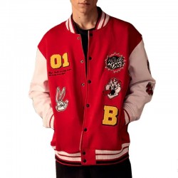 Looney Tunes Red Varsity Jacket 