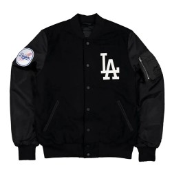 Los Angeles Dodgers MA-1 Historic Varsity Jacket Los Angeles Dodgers MA-1 Historic Varsity Jacket