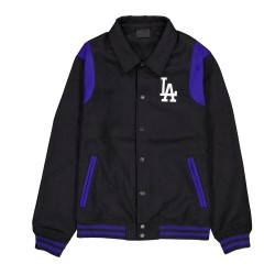 Los Angeles Dodgers Sport Night Teddy Varsity Jacket