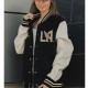 Los Angeles FC Black and White Letterman Jacket Los Angeles FC Black and White Letterman Jacket
