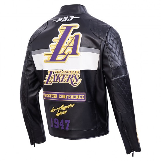 Los Angeles Lakers Men's Moto Jacket