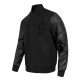 LA Rams Black Triple Varsity Wool and Leather Jacket LA Rams Black Triple Varsity Wool and Leather Jacket