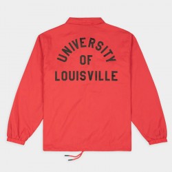 Louisville Cardinals Red Rage Retro Coaches Jacket Louisville Cardinals Red Rage Retro Coaches Jacket