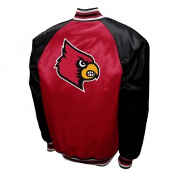 Louisville Cardinals The Game Red Satin Jacket Louisville Cardinals The Game Red Satin Jacket