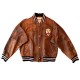 Louisville Slugger Varsity Brown Leather Jacket