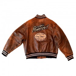 Louisville Slugger Varsity Brown Leather Jacket Louisville Slugger Varsity Brown Leather Jacket