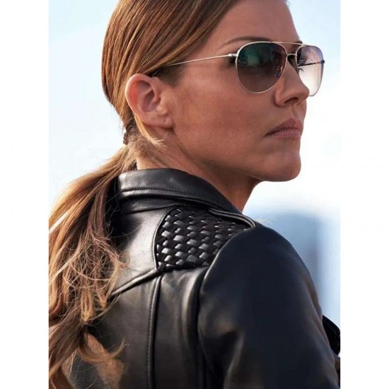 Lucifer Season 3 Tricia Helfer Leather Jacket
