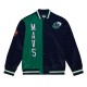 M-Hat Dallas Mavericks Green and Navy Satin Jacket M-Hat Dallas Mavericks Green and Navy Satin Jacket