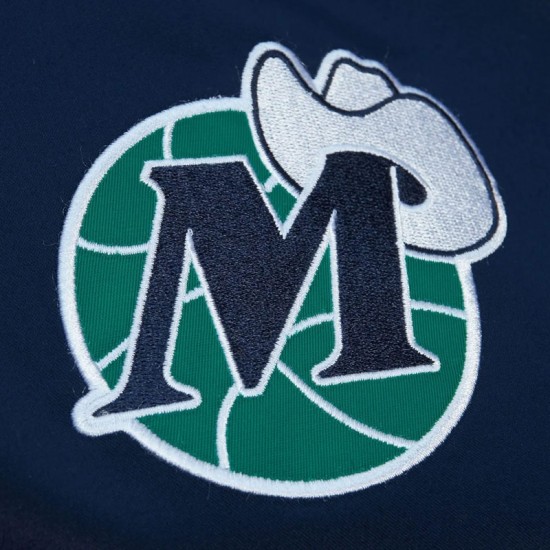 M-Hat Dallas Mavericks Green and Navy Satin Jacket