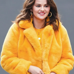 Mabel Mora Season 4 Yellow Faux-Sherpa Jacket – Only Murders in the Building Replica Mabel Mora Season 4 Yellow Faux-Sherpa Jacket – Only Murders in the Building Replica