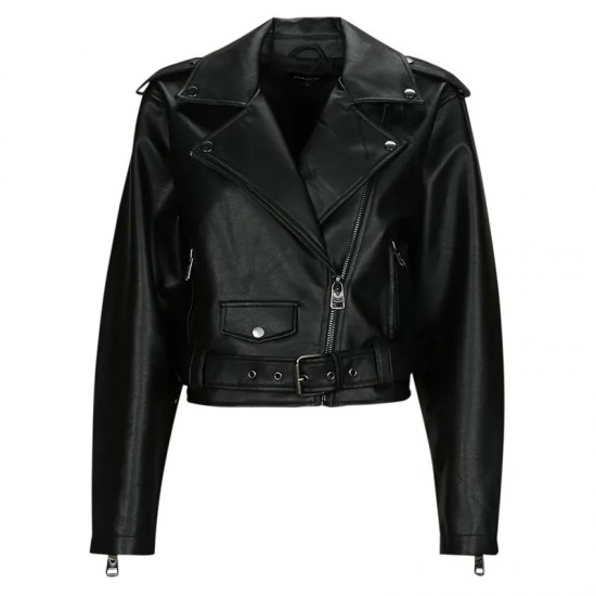 Marieka Prom Killer Clown Girls Leather Jacket