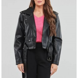 Marieka Prom Killer Clown Girls Leather Jacket