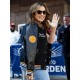 Mariska Hargitay New York Knicks Nowhere Varsity Jacket