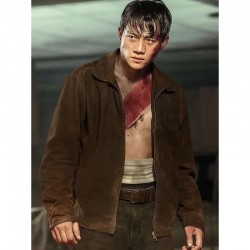 Mark Prin Suparat Ziam Singh Brown Suede Leather Jacket Mark Prin Suparat Ziam Singh Brown Suede Leather Jacket