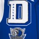 Mashup Dallas Mavericks Blue and White Varsity Jacket