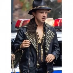 Megalopolis Shia LaBeouf Black Leather Jacket