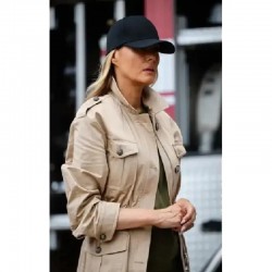 Melania Trump Texas Beige Cotton Jacket