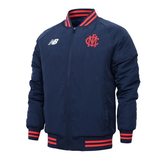 Melbourne Demons Lifestyle Navy Bomber Jacket Melbourne Demons Lifestyle Navy Bomber Jacket