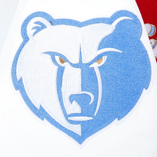 Memphis Grizzlies 2024/25 City Edition Chenille Red Varsity Jacket
