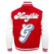 Memphis Grizzlies 2024/25 City Edition Chenille Red Varsity Jacket