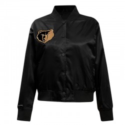 Memphis Grizzlies Holiday Glam Black Satin Jacket
