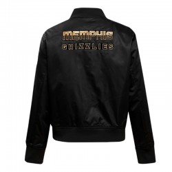Memphis Grizzlies Holiday Glam Black Satin Jacket