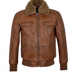 Men’s AIR Force Fur Bomber Jacket