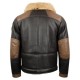 Men’s F-35 Aviator Chocolate Sheepskin Jacket