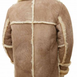 Men's Fur Sheepskin Leather Coat