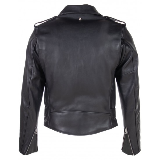 Men’s Steerhide Leather Biker Jacket - Classic Moto Style Men’s Steerhide Leather Biker Jacket - Classic Moto Style