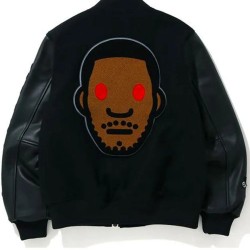 Men’s X Kid Cudi Moon Man Letterman Jacket Men’s X Kid Cudi Moon Man Letterman Jacket
