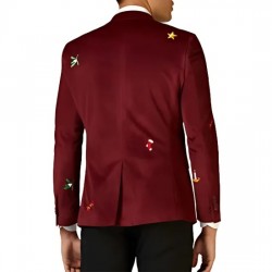 Mens Christmas Burgundy Blazer Mens Christmas Burgundy Blazer