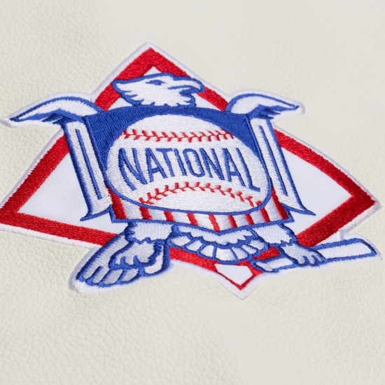 Men's LA Dodgers M&N Royal Off Day Cooperstown-style Varsity Jacket Men's LA Dodgers M&N Royal Off Day Cooperstown-style Varsity Jacket