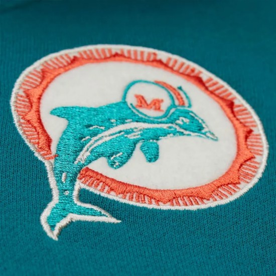 Miami Dolphins Sideline Varsity Fleece Jacket Miami Dolphins Sideline Varsity Fleece Jacket