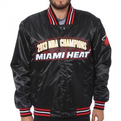 Miami Heat Back-to-Back Finals Champions Satin Jacket