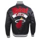 Miami Heat Best of Classic Rib Satin Jacket Miami Heat Best of Classic Rib Satin Jacket