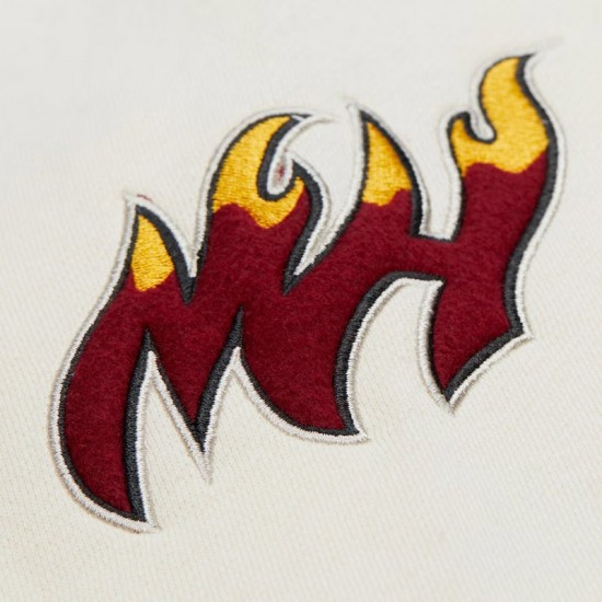 Miami Heat Courtside Varsity Fleece Jacket Miami Heat Courtside Varsity Fleece Jacket