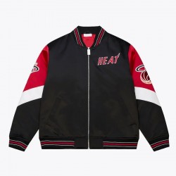 Miami Heat Throw It Back Heavyweight Satin Jacket