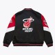 Miami Heat Throw It Back Heavyweight Satin Jacket Miami Heat Throw It Back Heavyweight Satin Jacket