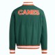 Miami Hurricanes Green Coaches Dugout Jacket Miami Hurricanes Green Coaches Dugout Jacket