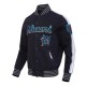 Miami Marlins Current Logo Game Day Black Jacket