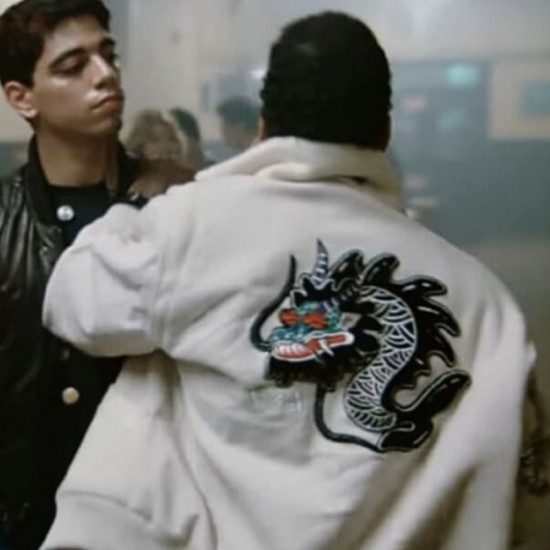 Michael Peters Beat It Dragon White Jacket