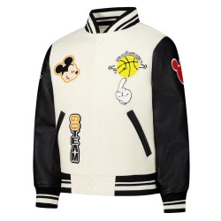 Mickey Mouse Basketball Varsity Jacket
