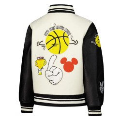 Mickey Mouse Basketball Varsity Jacket