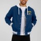 Milwaukee Brewers Navy Cotton Hooded Jacket Milwaukee Brewers Navy Cotton Hooded Jacket